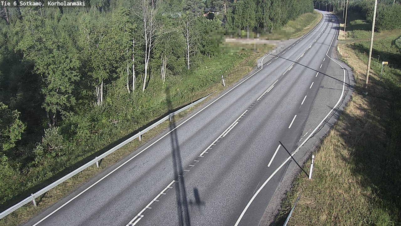 Weather Camera Image Väg 6 Sotkamo, Korholanmäki, Sotkamo, Kainuu