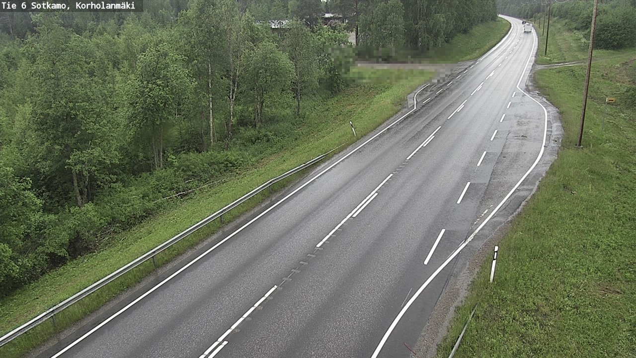 Weather Camera Image Väg 6 Sotkamo, Korholanmäki, Sotkamo, Kainuu