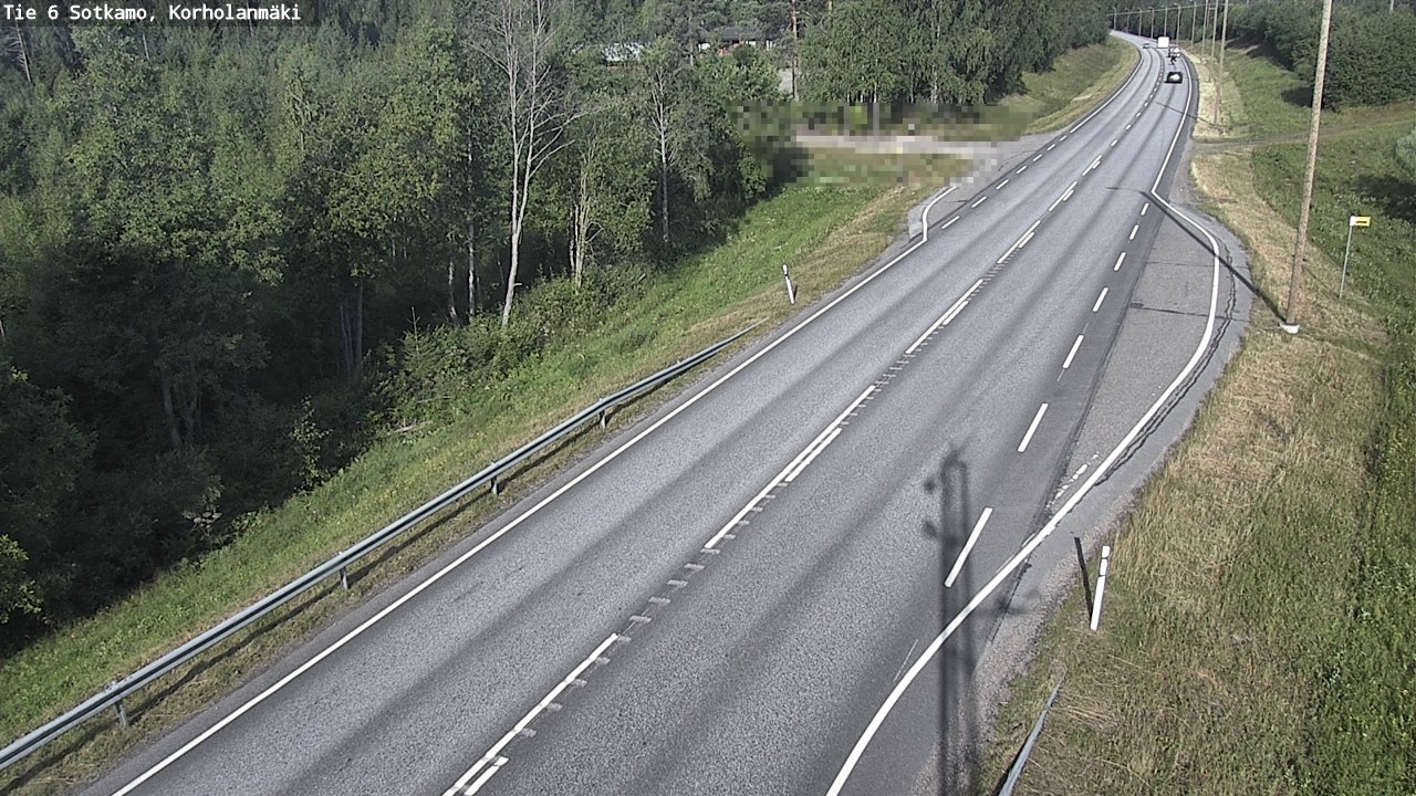 Weather Camera Image Väg 6 Sotkamo, Korholanmäki, Sotkamo, Kainuu