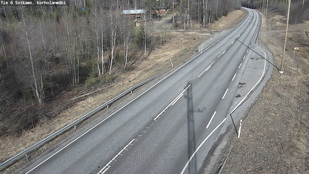 Weather Camera Image Väg 6 Sotkamo, Korholanmäki, Sotkamo, Kainuu