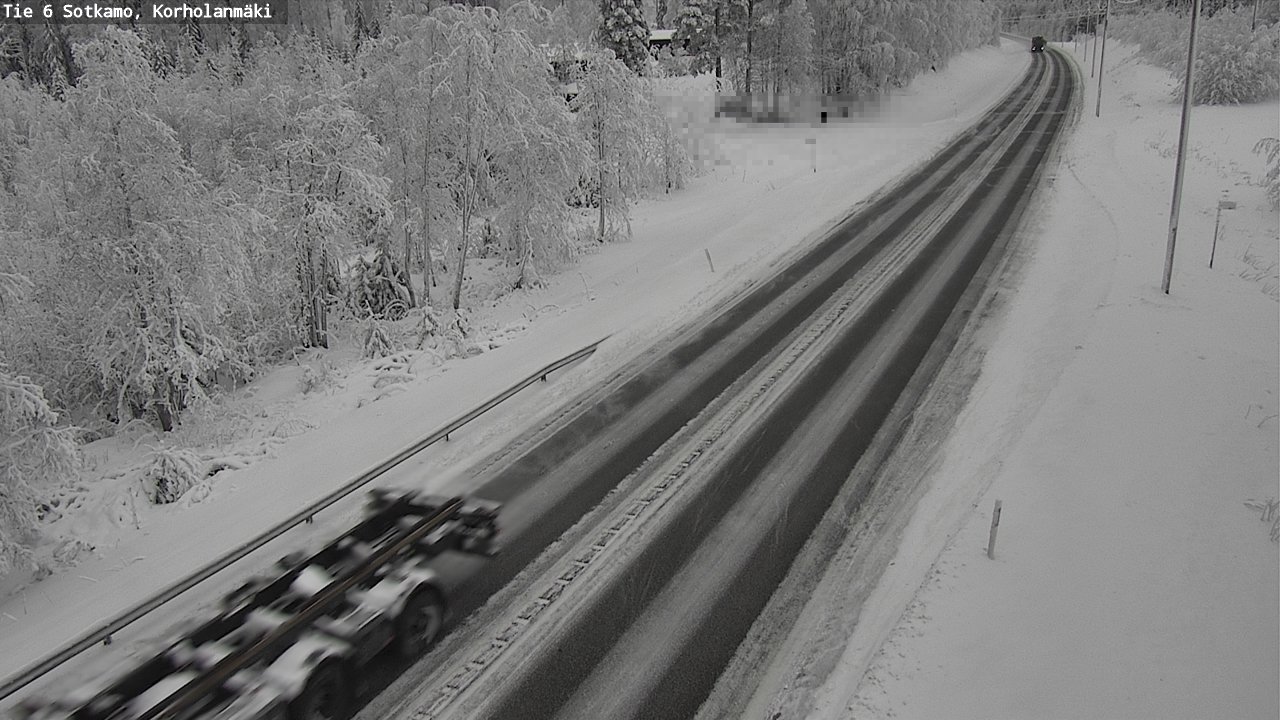 Weather Camera Image Road 6 Sotkamo, Korholanmäki, Sotkamo, Kainuu
