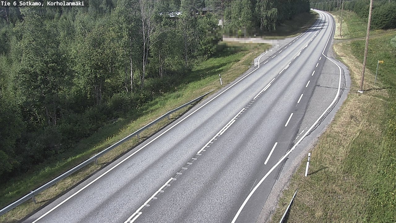 Weather Camera Image Väg 6 Sotkamo, Korholanmäki, Sotkamo, Kainuu