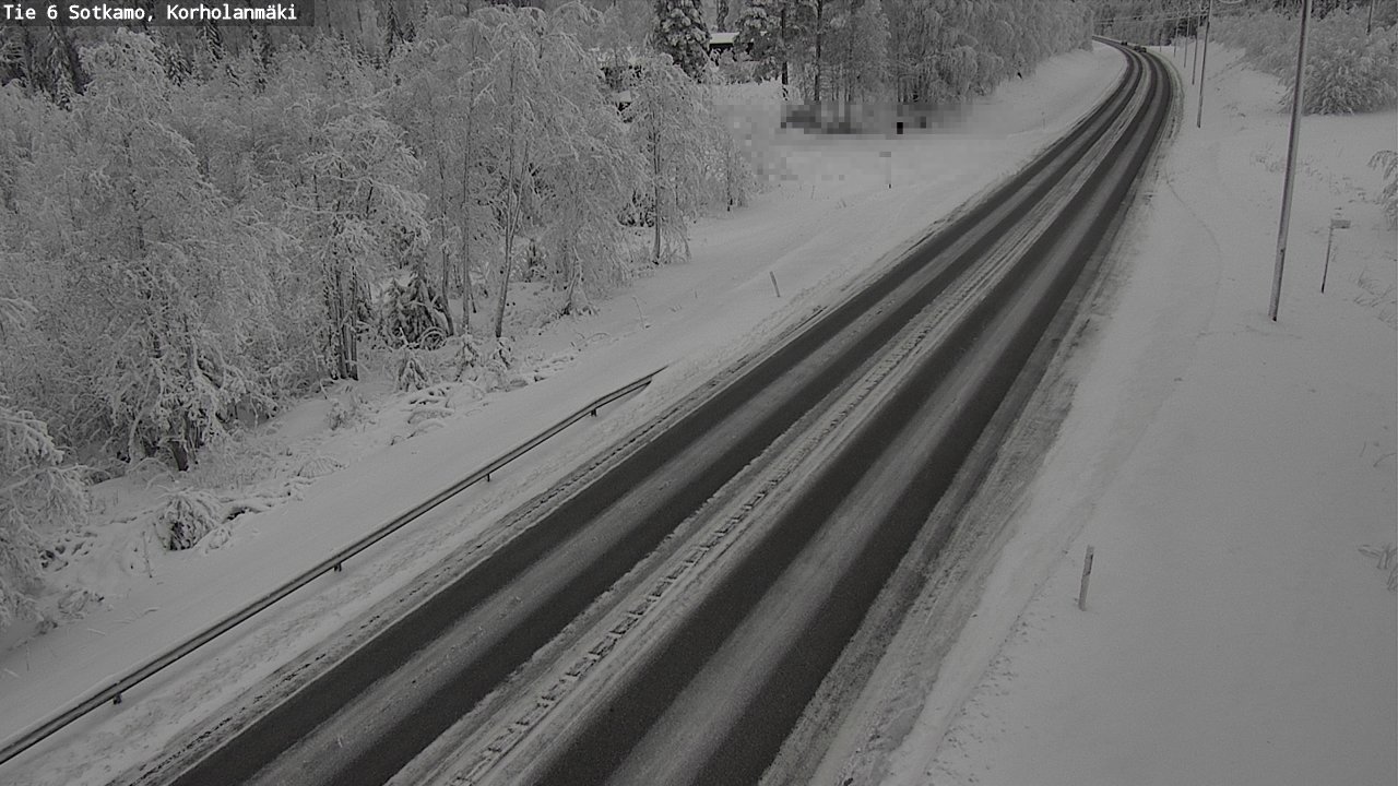 Weather Camera Image Road 6 Sotkamo, Korholanmäki, Sotkamo, Kainuu