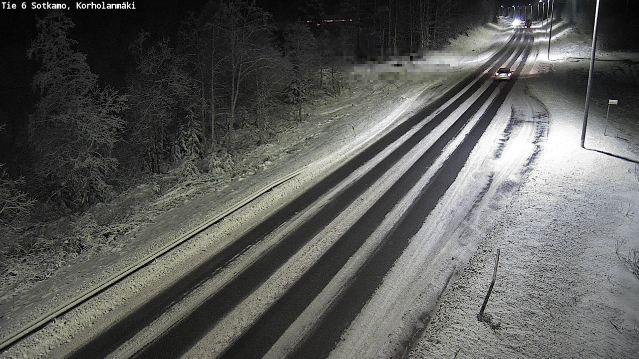 Weather Camera Image Väg 6 Sotkamo, Korholanmäki, Sotkamo, Kainuu