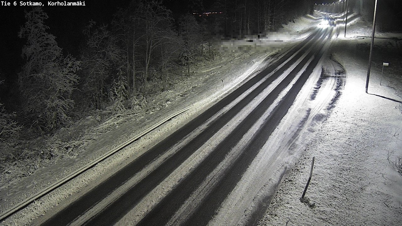 Weather Camera Image Väg 6 Sotkamo, Korholanmäki, Sotkamo, Kainuu