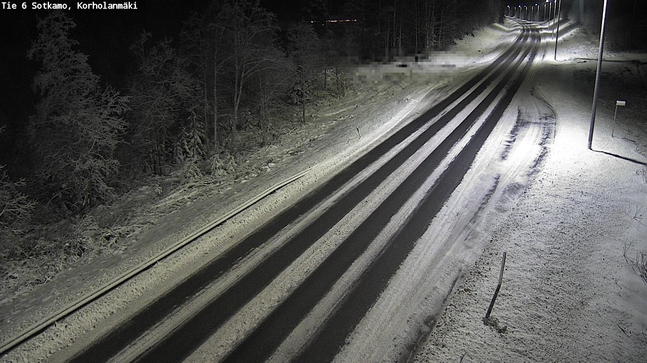 Weather Camera Image Väg 6 Sotkamo, Korholanmäki, Sotkamo, Kainuu