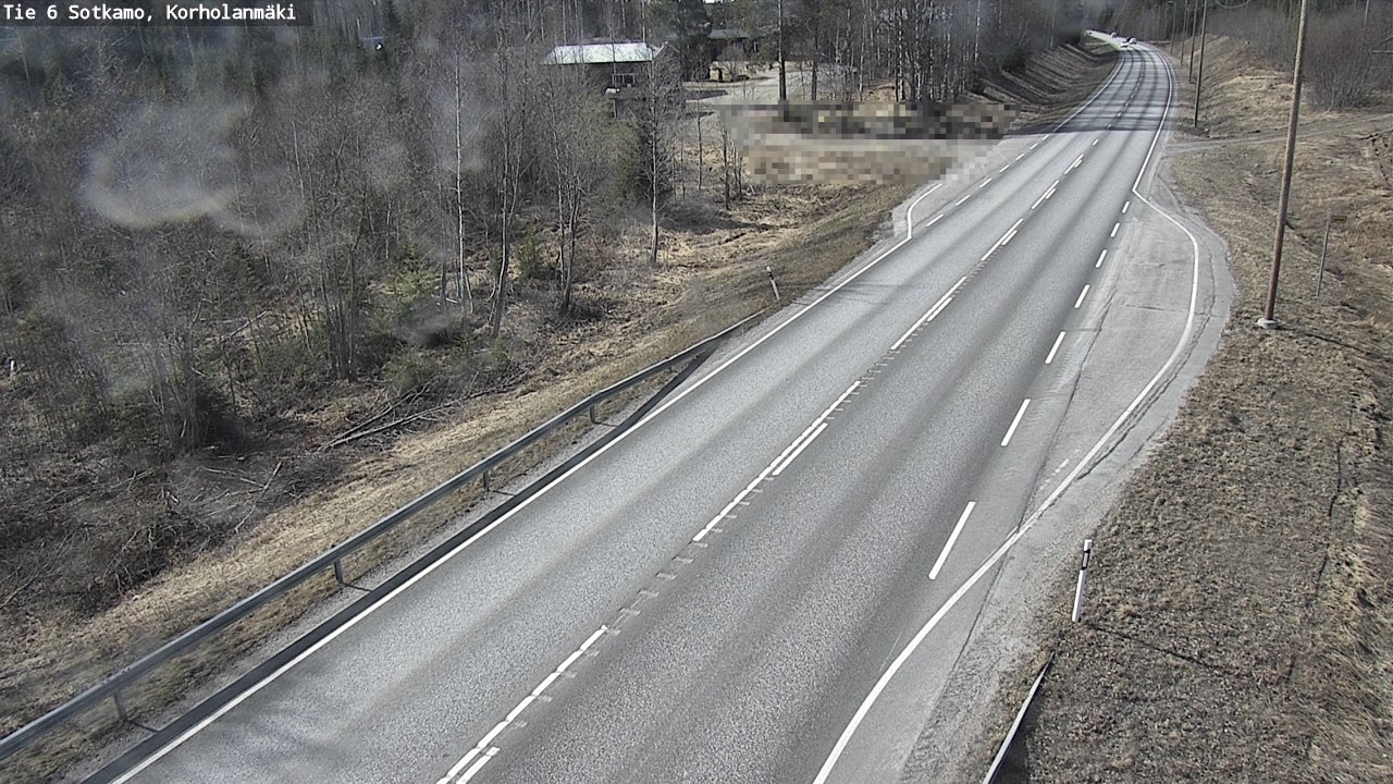 Weather Camera Image Väg 6 Sotkamo, Korholanmäki, Sotkamo, Kainuu