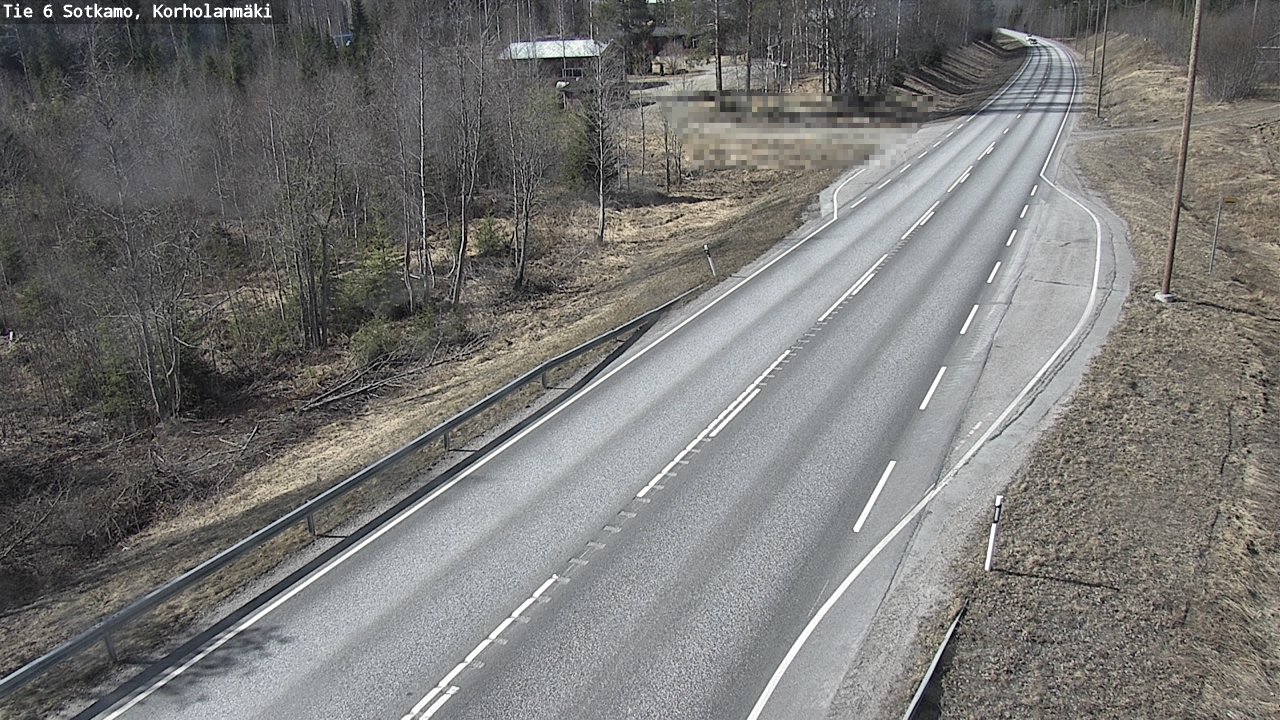 Weather Camera Image Väg 6 Sotkamo, Korholanmäki, Sotkamo, Kainuu
