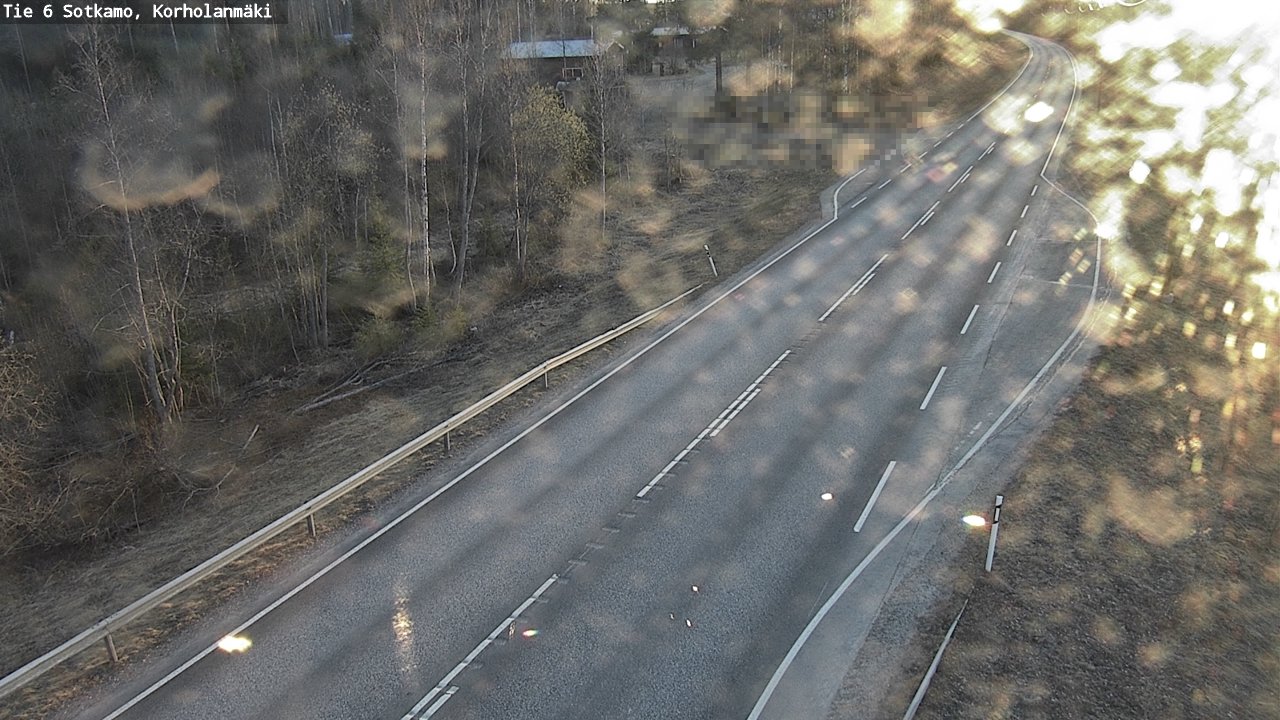 Weather Camera Image Väg 6 Sotkamo, Korholanmäki, Sotkamo, Kainuu