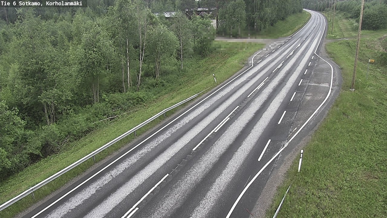 Weather Camera Image Väg 6 Sotkamo, Korholanmäki, Sotkamo, Kainuu