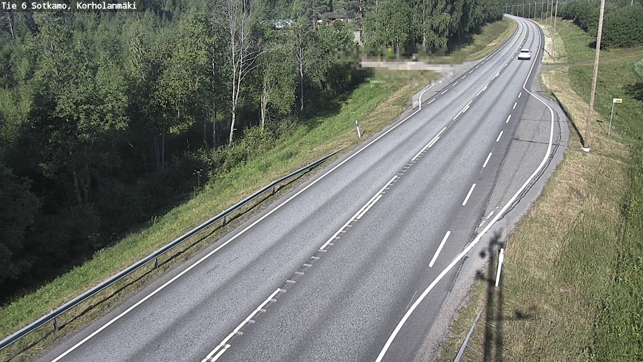 Weather Camera Image Väg 6 Sotkamo, Korholanmäki, Sotkamo, Kainuu