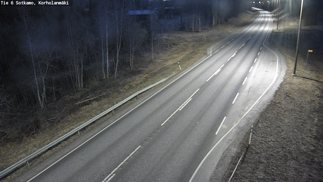 Weather Camera Image Väg 6 Sotkamo, Korholanmäki, Sotkamo, Kainuu
