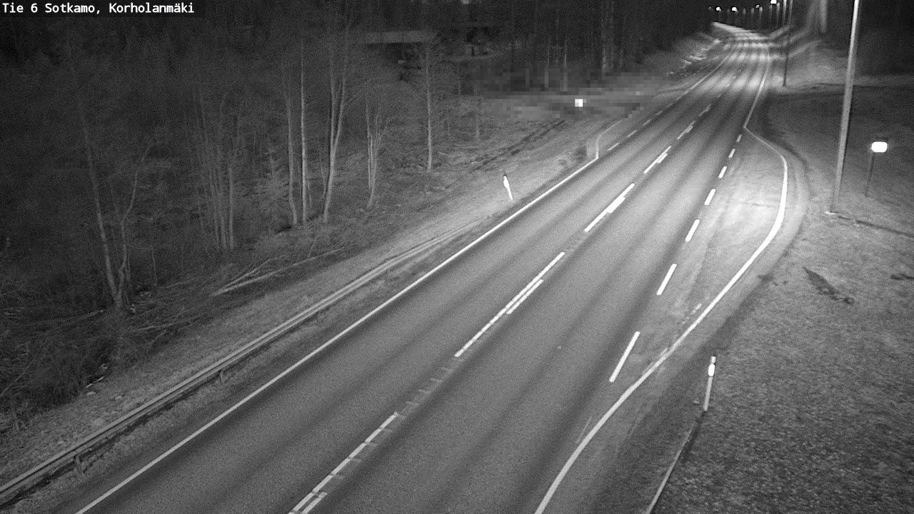 Weather Camera Image Väg 6 Sotkamo, Korholanmäki, Sotkamo, Kainuu