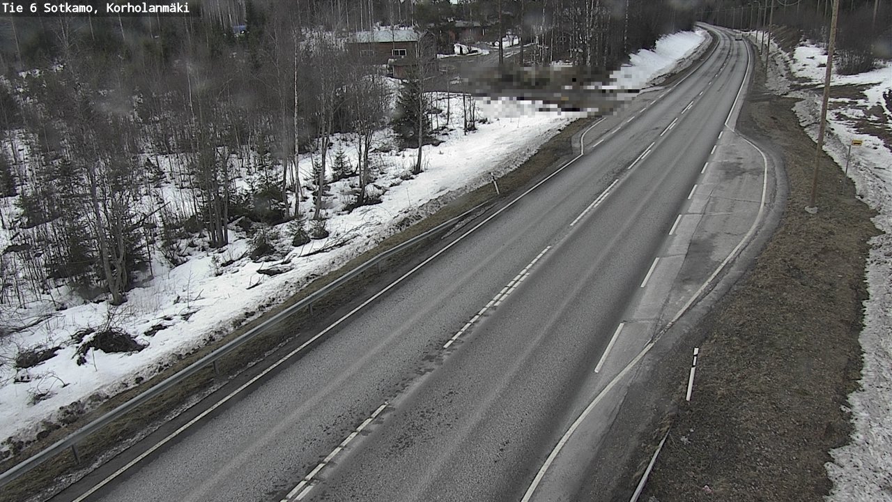 Weather Camera Image Road 6 Sotkamo, Korholanmäki, Sotkamo, Kainuu