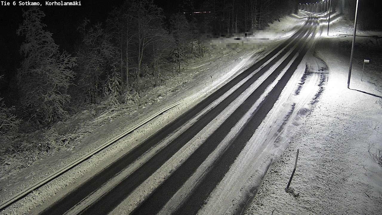 Weather Camera Image Väg 6 Sotkamo, Korholanmäki, Sotkamo, Kainuu