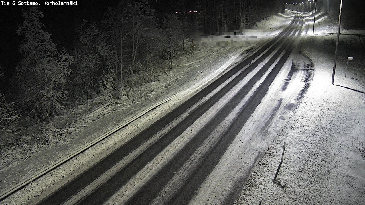 Weather Camera Image Väg 6 Sotkamo, Korholanmäki, Sotkamo, Kainuu