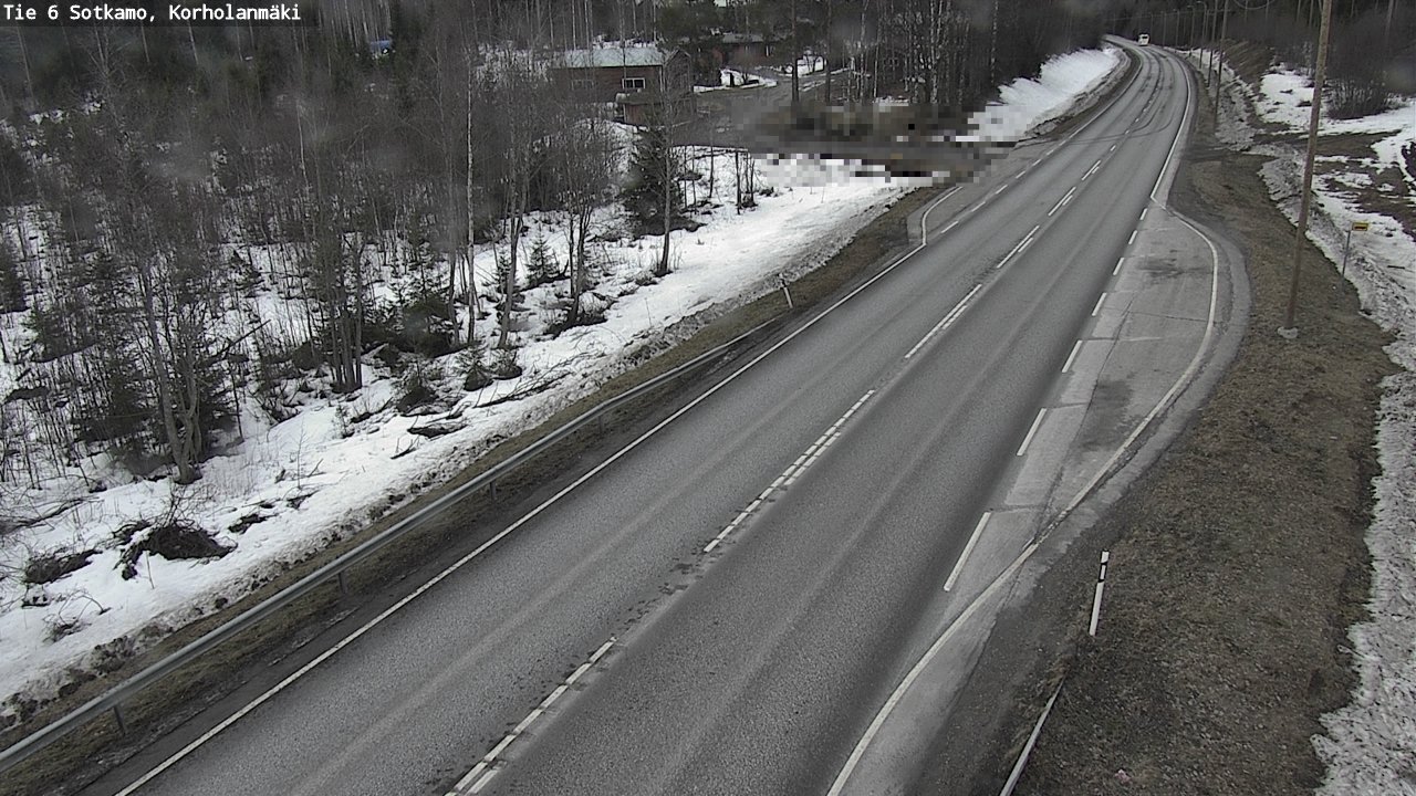 Weather Camera Image Road 6 Sotkamo, Korholanmäki, Sotkamo, Kainuu