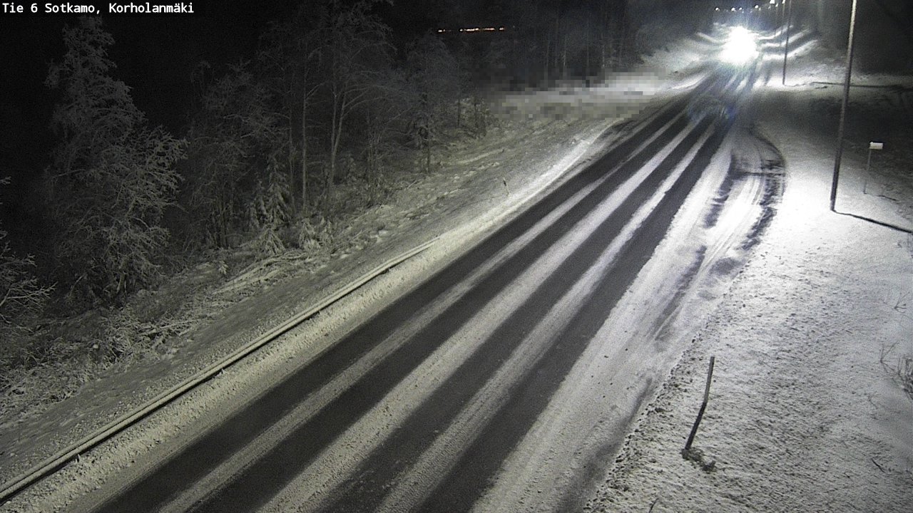 Weather Camera Image Väg 6 Sotkamo, Korholanmäki, Sotkamo, Kainuu
