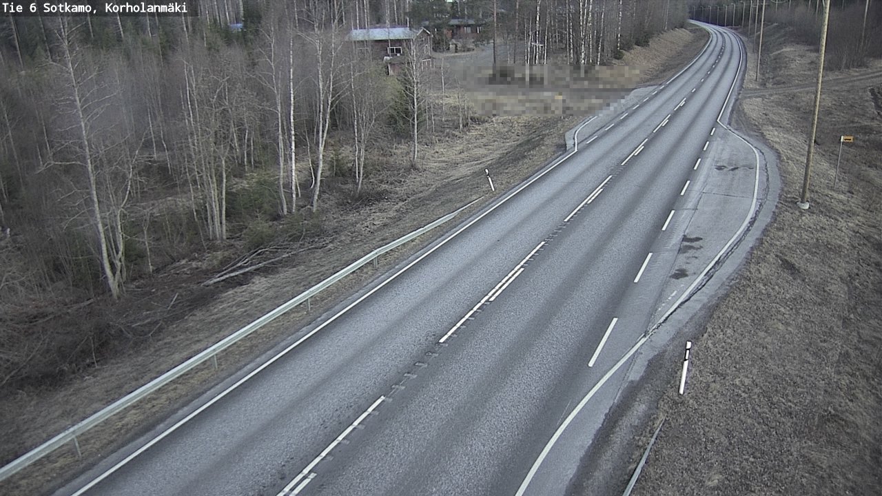 Weather Camera Image Väg 6 Sotkamo, Korholanmäki, Sotkamo, Kainuu