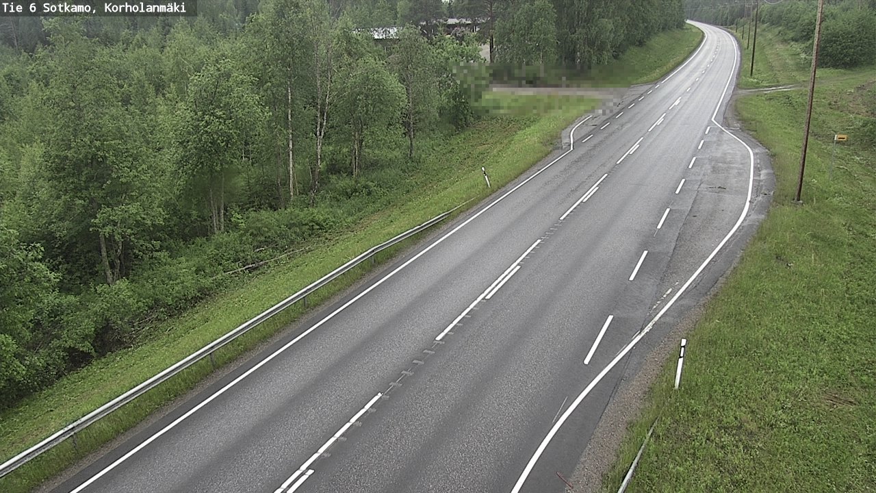 Weather Camera Image Väg 6 Sotkamo, Korholanmäki, Sotkamo, Kainuu