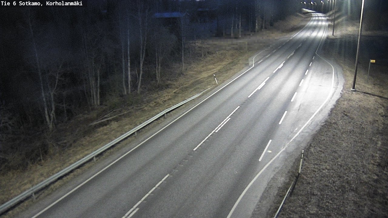 Weather Camera Image Väg 6 Sotkamo, Korholanmäki, Sotkamo, Kainuu
