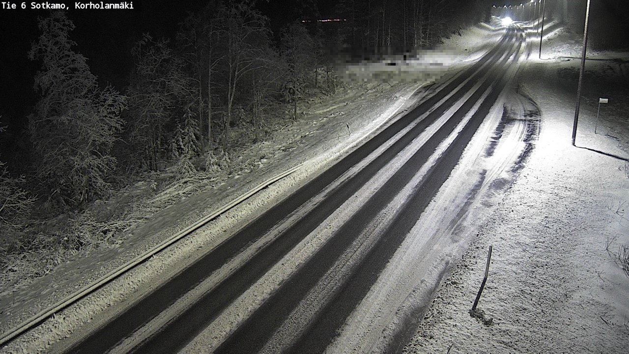 Weather Camera Image Väg 6 Sotkamo, Korholanmäki, Sotkamo, Kainuu
