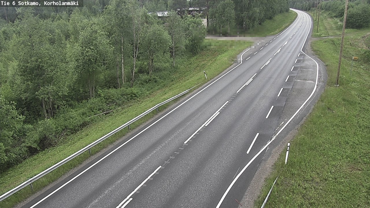 Weather Camera Image Väg 6 Sotkamo, Korholanmäki, Sotkamo, Kainuu