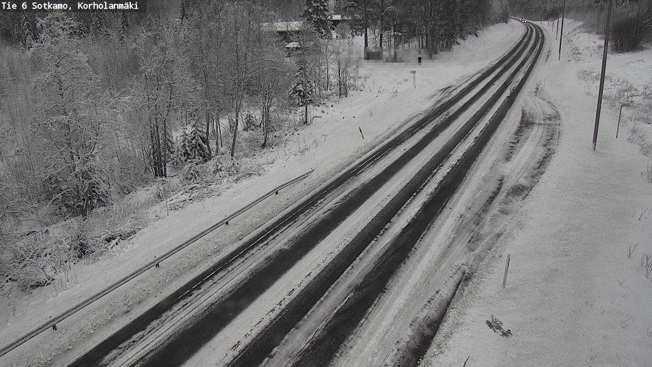 Weather Camera Image Väg 6 Sotkamo, Korholanmäki, Sotkamo, Kainuu