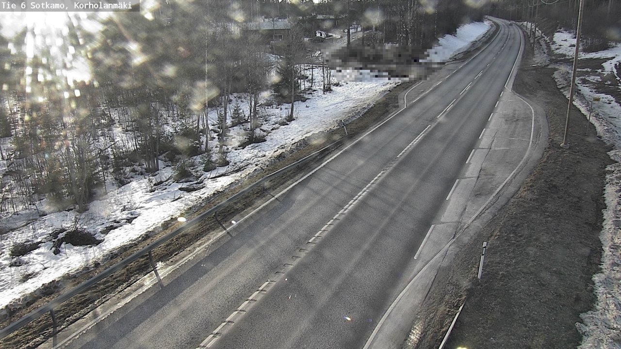 Weather Camera Image Väg 6 Sotkamo, Korholanmäki, Sotkamo, Kainuu