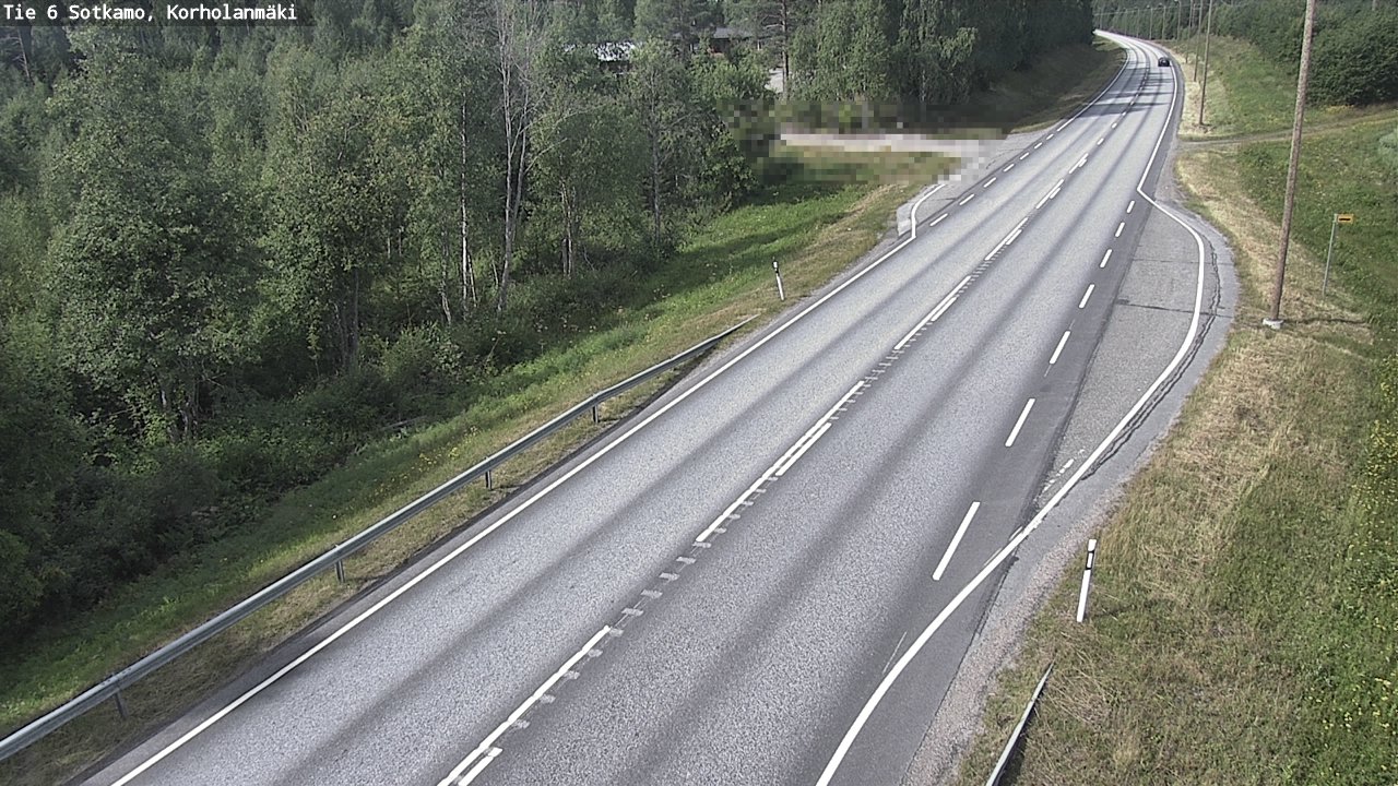 Weather Camera Image Väg 6 Sotkamo, Korholanmäki, Sotkamo, Kainuu