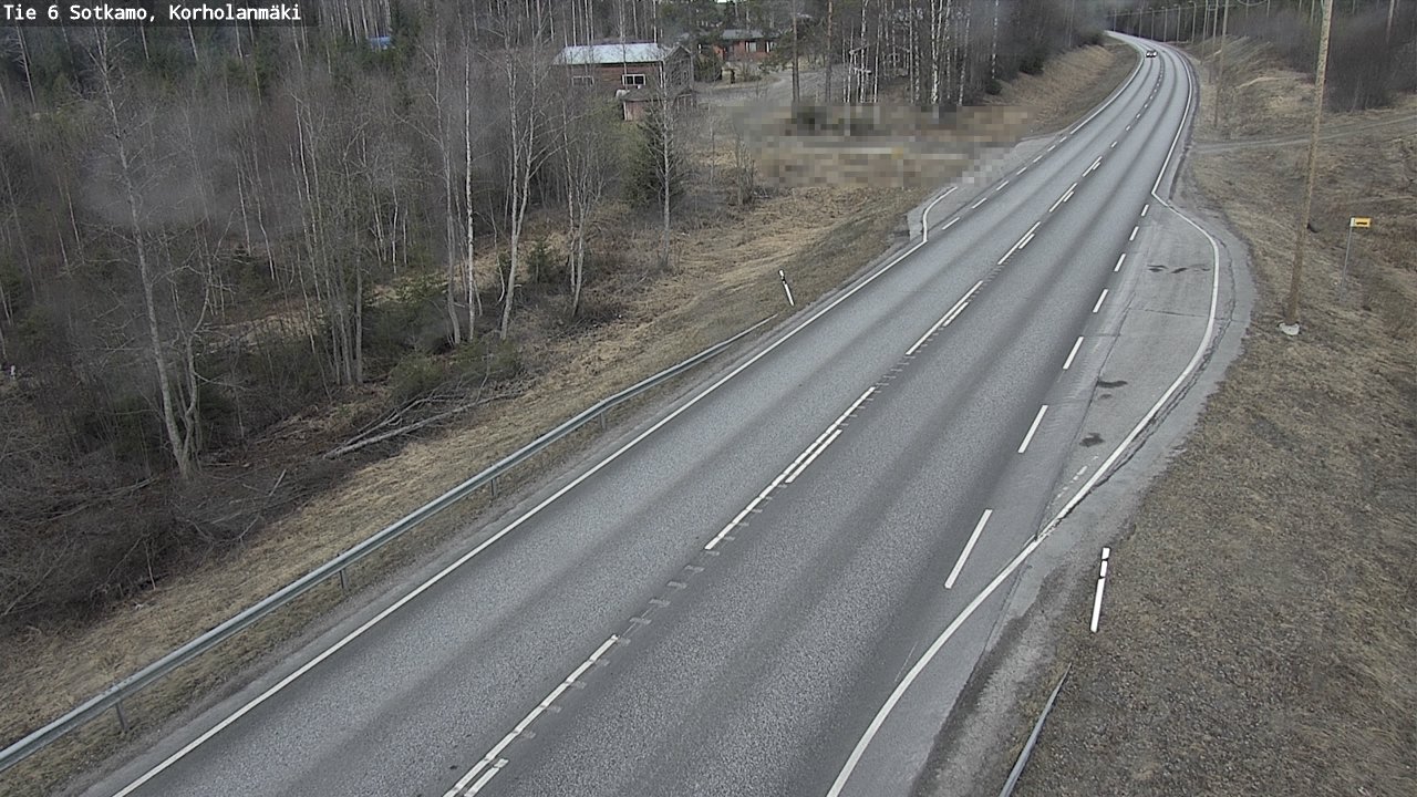Weather Camera Image Väg 6 Sotkamo, Korholanmäki, Sotkamo, Kainuu