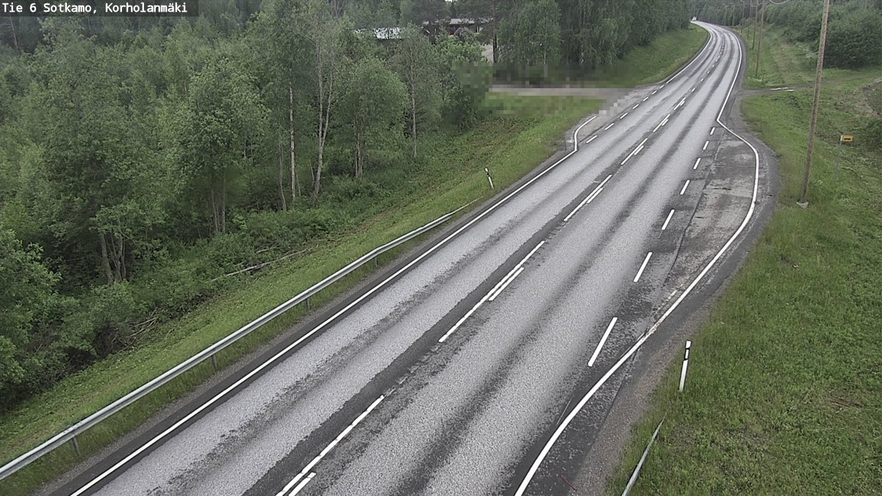 Weather Camera Image Road 6 Sotkamo, Korholanmäki, Sotkamo, Kainuu