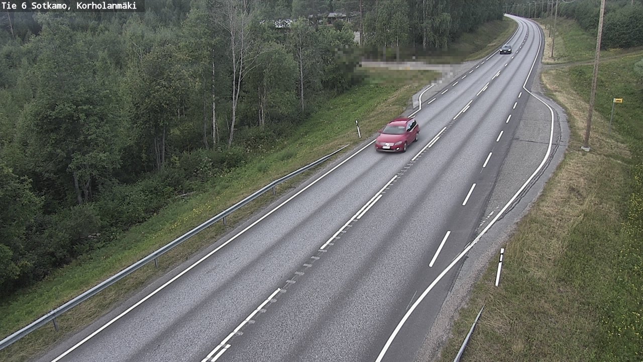 Weather Camera Image Väg 6 Sotkamo, Korholanmäki, Sotkamo, Kainuu