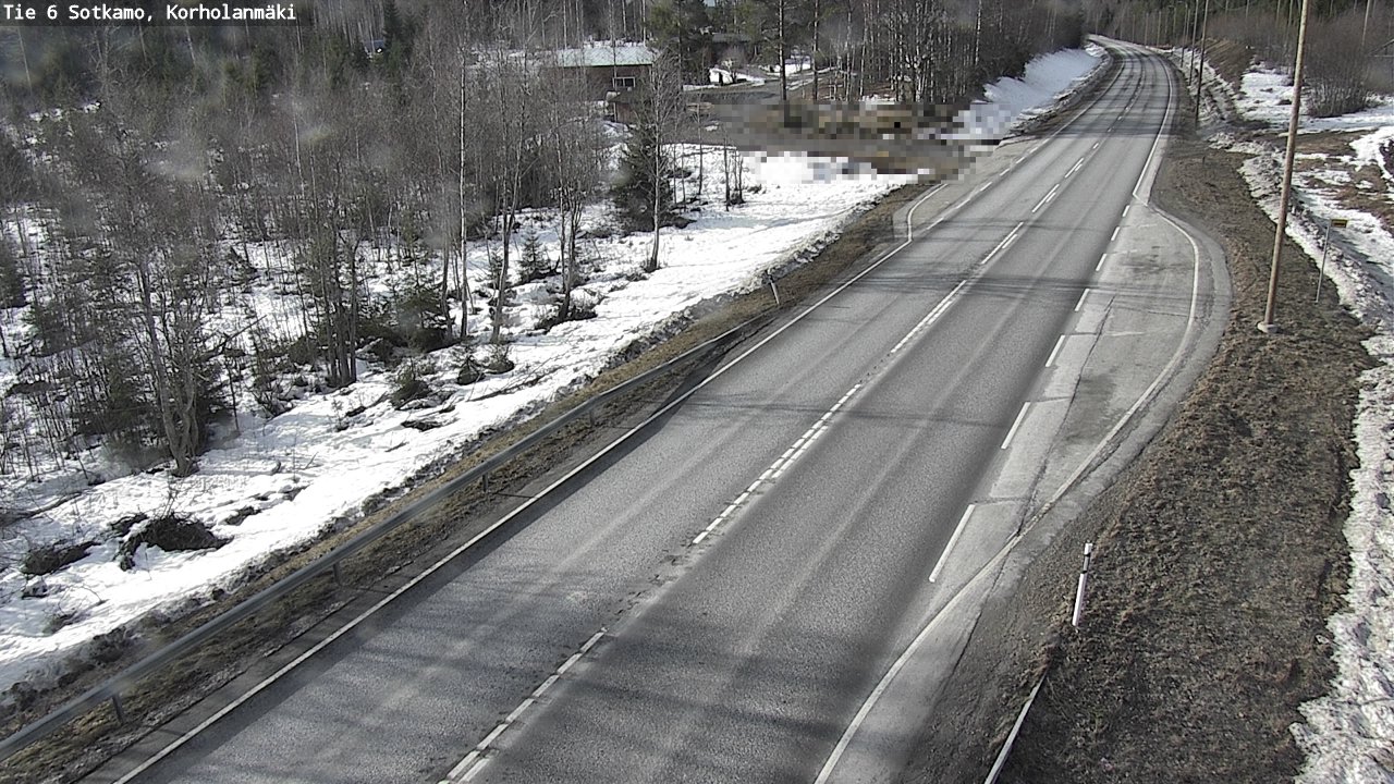 Weather Camera Image Road 6 Sotkamo, Korholanmäki, Sotkamo, Kainuu