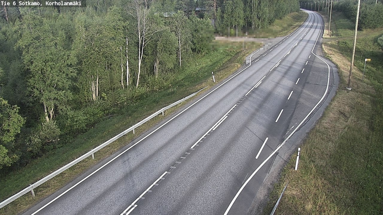 Weather Camera Image Väg 6 Sotkamo, Korholanmäki, Sotkamo, Kainuu