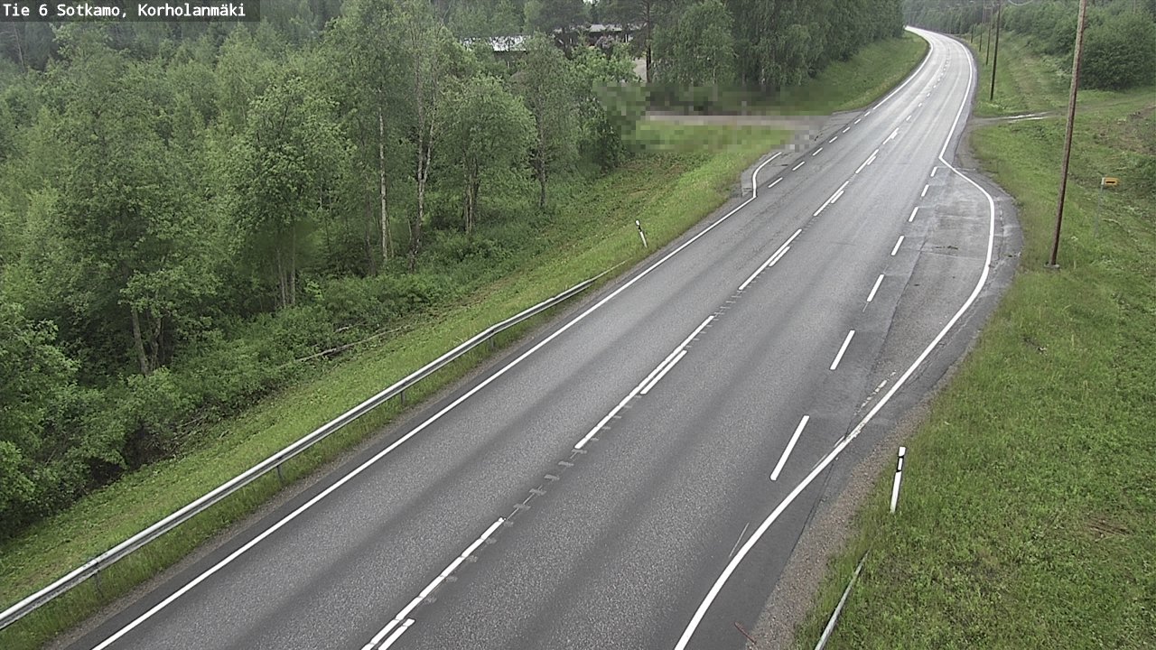 Weather Camera Image Väg 6 Sotkamo, Korholanmäki, Sotkamo, Kainuu
