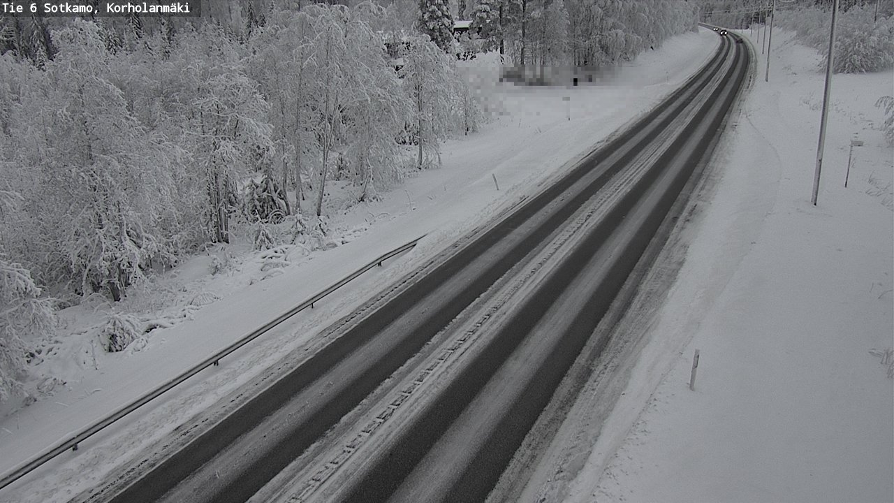 Weather Camera Image Väg 6 Sotkamo, Korholanmäki, Sotkamo, Kainuu