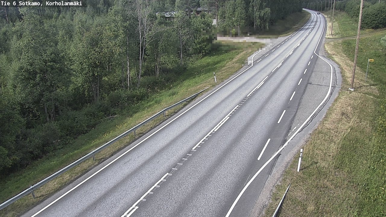 Weather Camera Image Väg 6 Sotkamo, Korholanmäki, Sotkamo, Kainuu