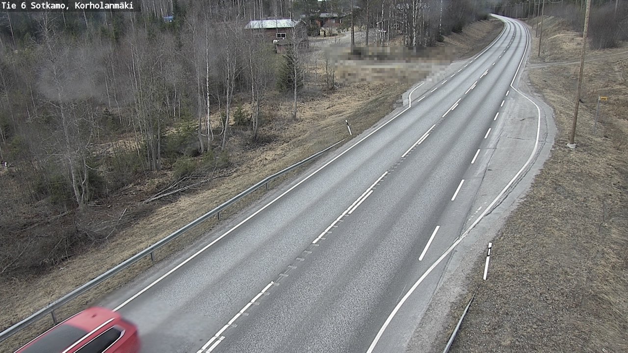 Weather Camera Image Väg 6 Sotkamo, Korholanmäki, Sotkamo, Kainuu