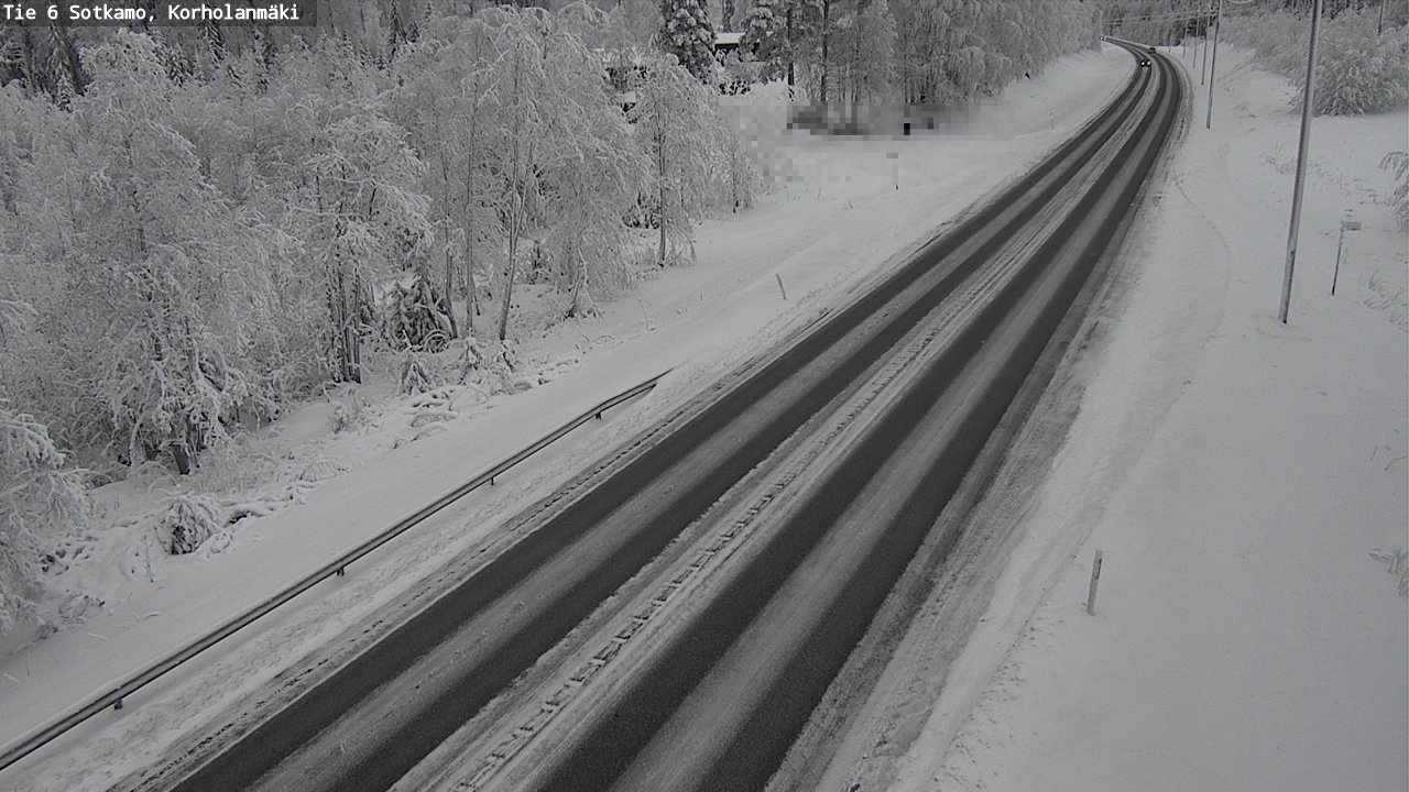 Weather Camera Image Väg 6 Sotkamo, Korholanmäki, Sotkamo, Kainuu