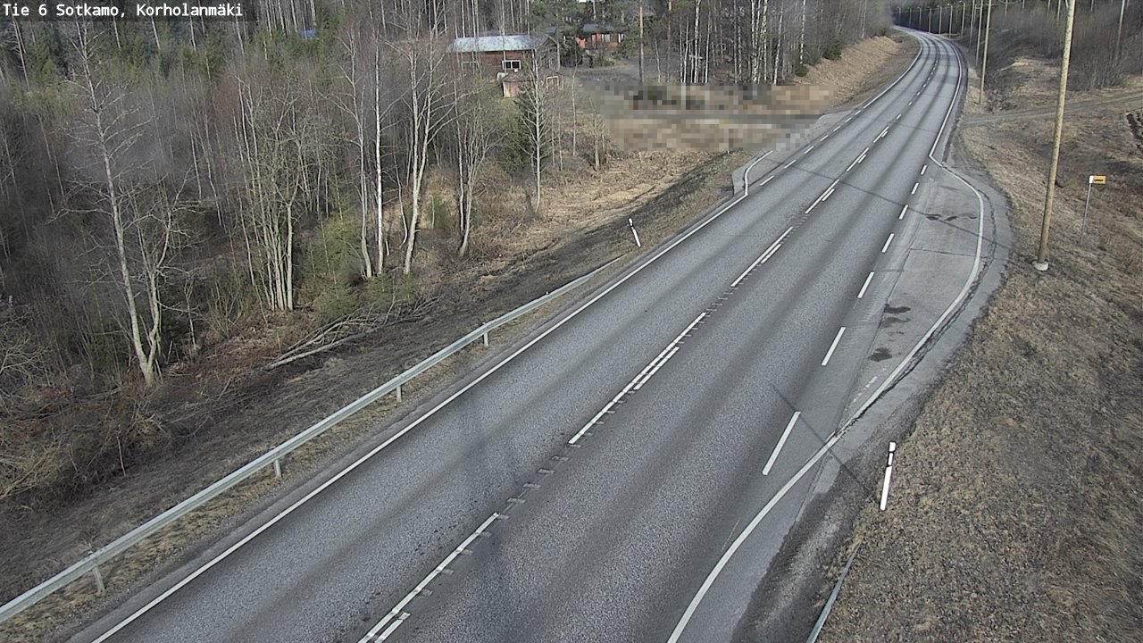Weather Camera Image Väg 6 Sotkamo, Korholanmäki, Sotkamo, Kainuu