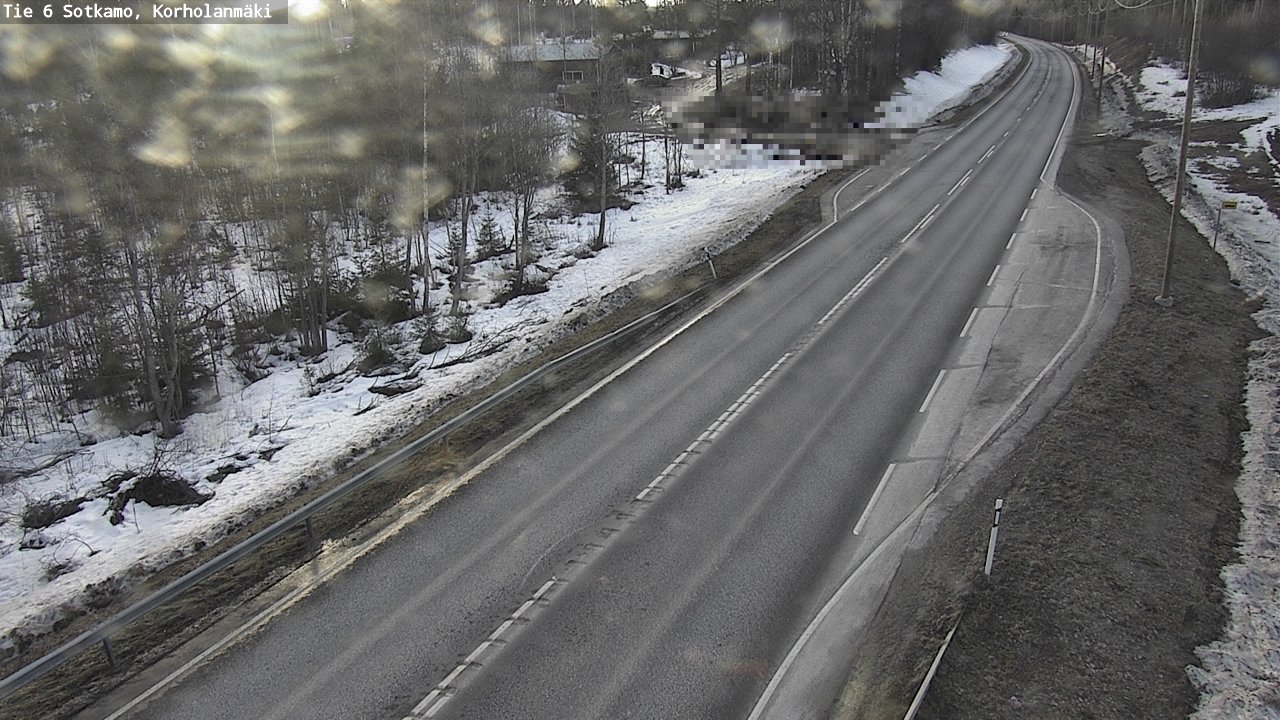Weather Camera Image Väg 6 Sotkamo, Korholanmäki, Sotkamo, Kainuu
