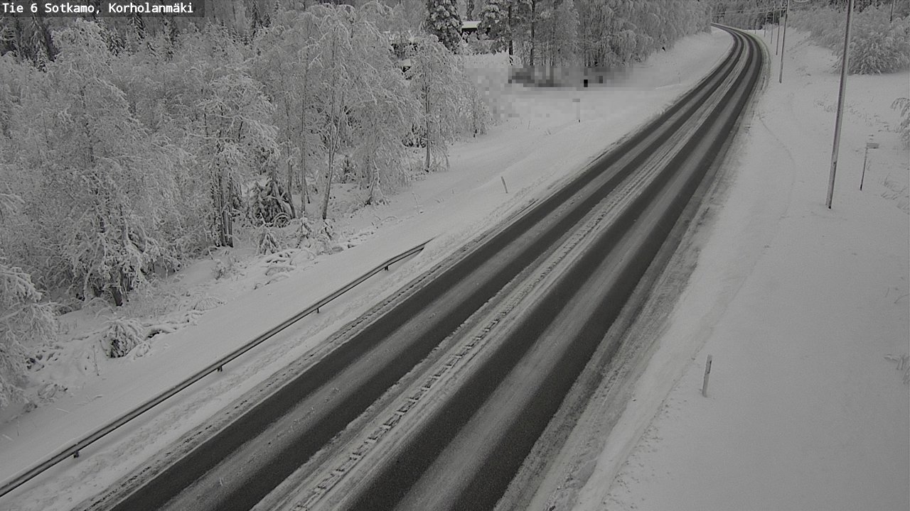 Weather Camera Image Road 6 Sotkamo, Korholanmäki, Sotkamo, Kainuu