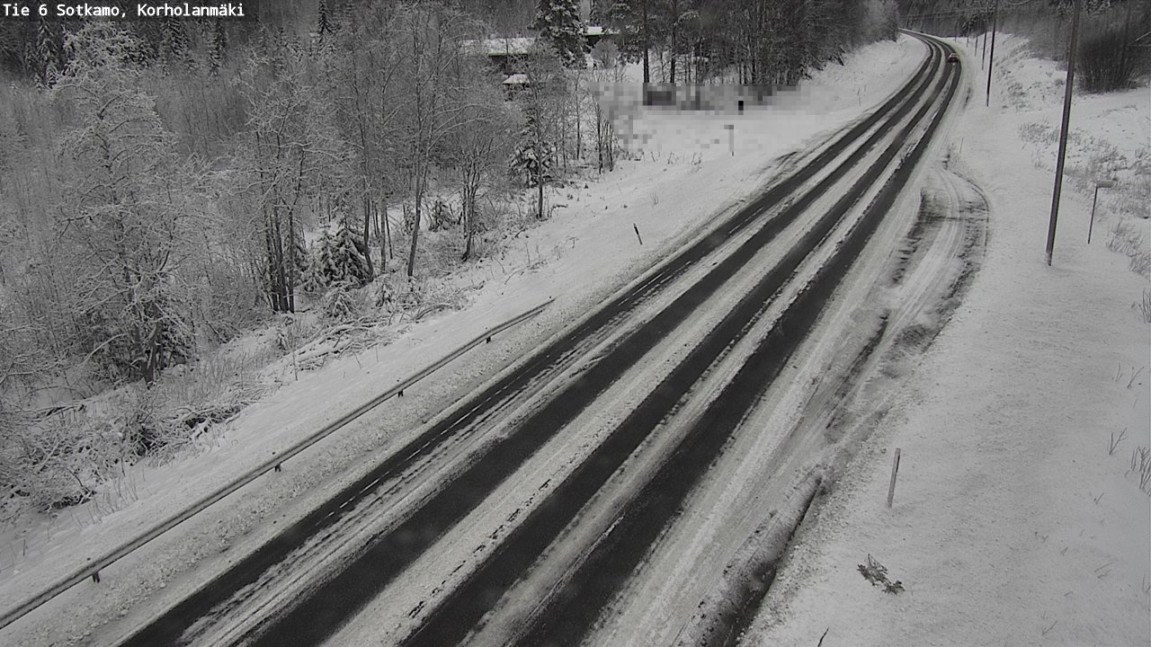 Weather Camera Image Väg 6 Sotkamo, Korholanmäki, Sotkamo, Kainuu
