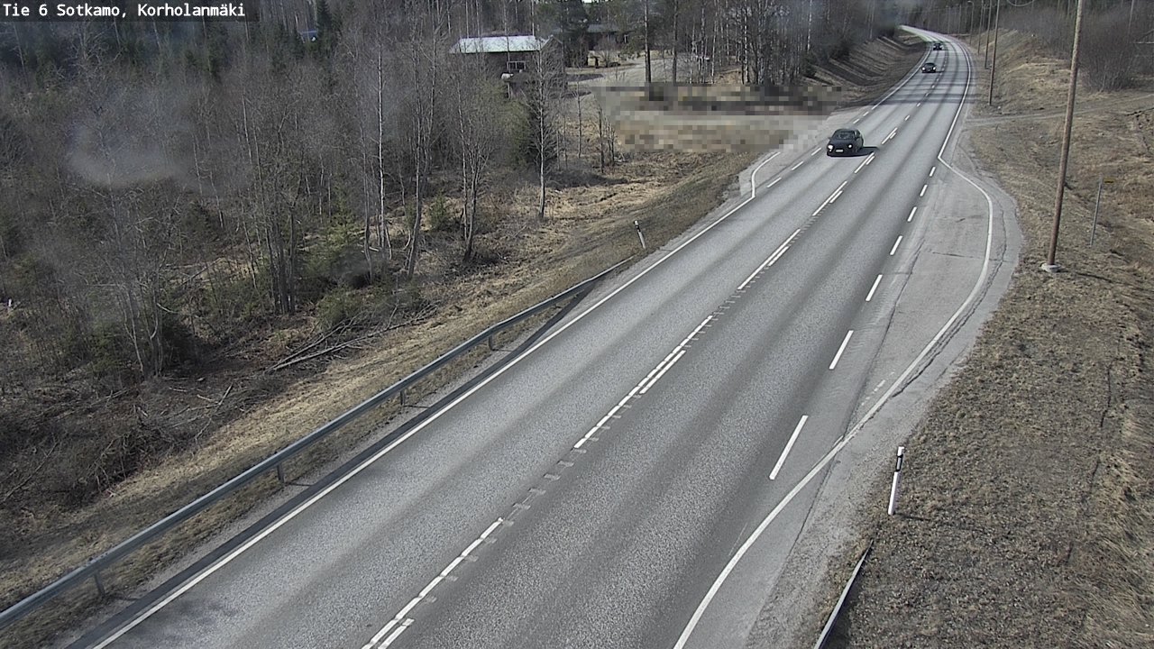 Weather Camera Image Väg 6 Sotkamo, Korholanmäki, Sotkamo, Kainuu
