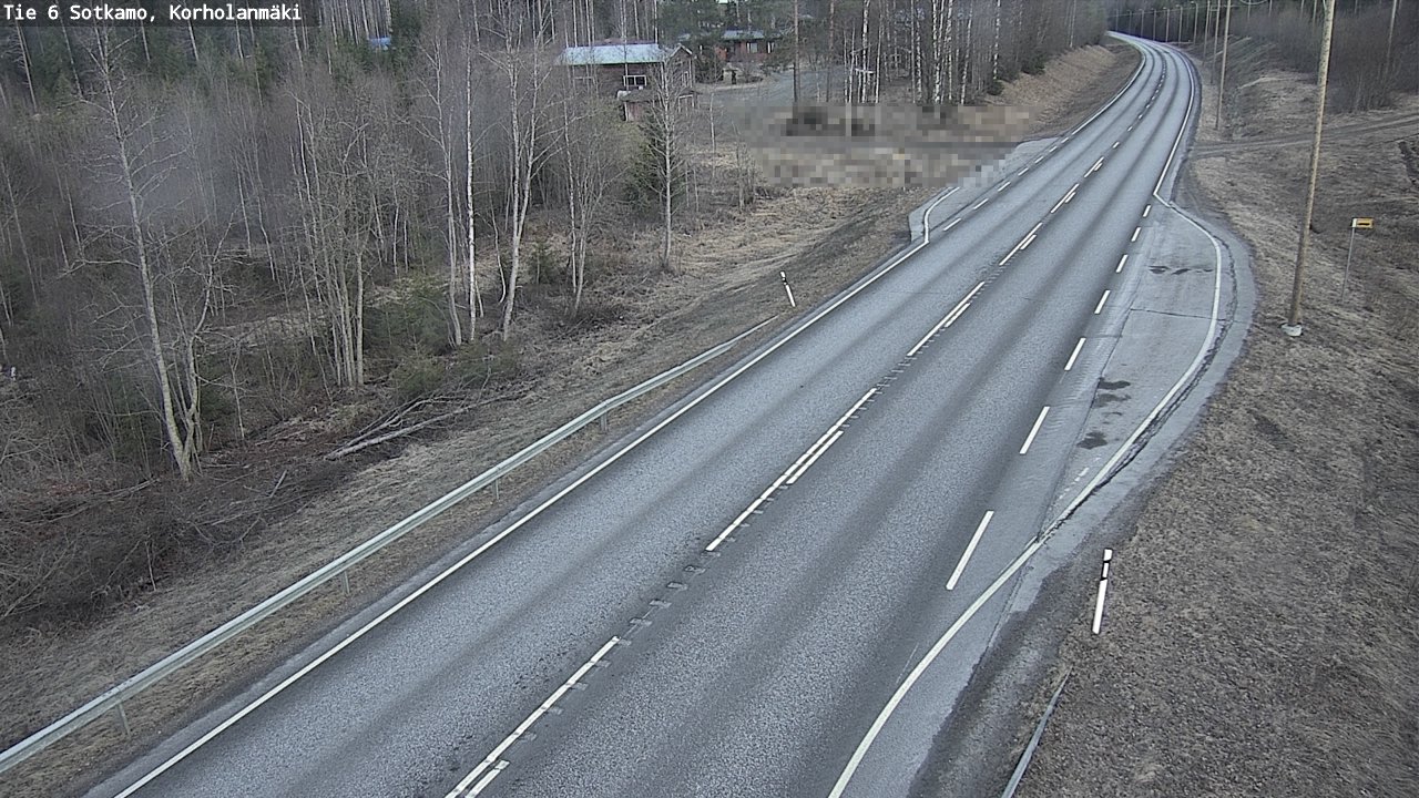 Weather Camera Image Väg 6 Sotkamo, Korholanmäki, Sotkamo, Kainuu