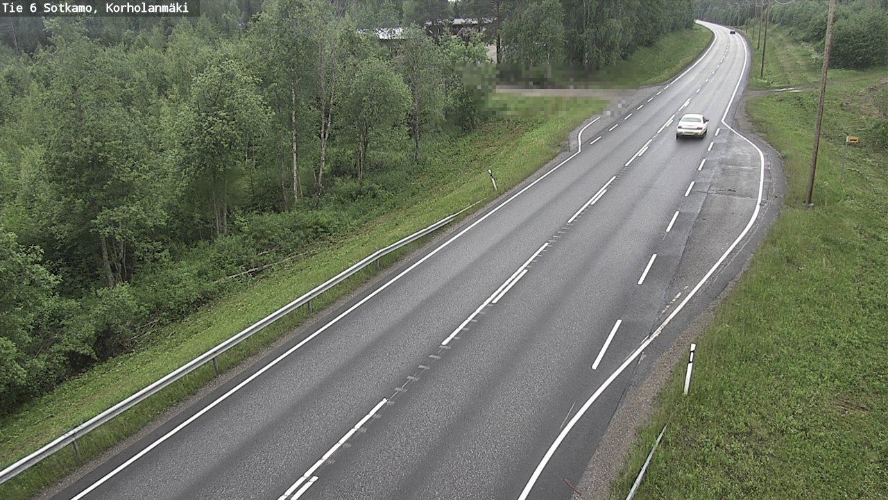 Weather Camera Image Väg 6 Sotkamo, Korholanmäki, Sotkamo, Kainuu