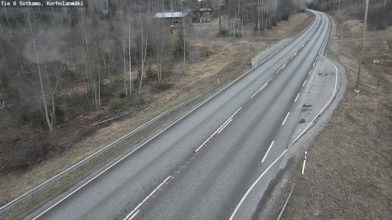 Weather Camera Image Väg 6 Sotkamo, Korholanmäki, Sotkamo, Kainuu