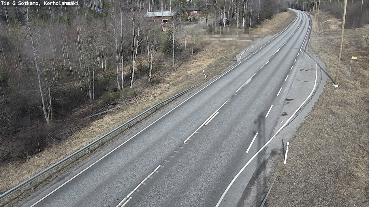 Weather Camera Image Väg 6 Sotkamo, Korholanmäki, Sotkamo, Kainuu