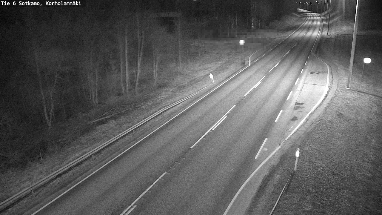 Weather Camera Image Väg 6 Sotkamo, Korholanmäki, Sotkamo, Kainuu